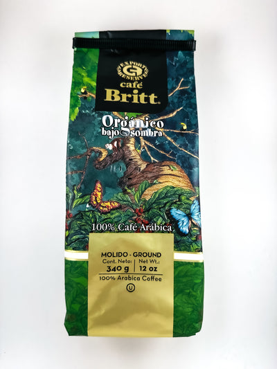 Café Britt Organic (Organic bajo sombra) Medium Roast | JavaSeeker.com